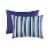 Everyday Living Full / Queen Reversable Duvet Set - Multi Stripe Perspective: back
