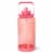 Everyday Living Plastic Push Bottle Pink Perspective: back