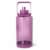 Everyday Living® Push Bottle Plastic - Purple Perspective: back