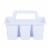 Office Works 4 Compartment Caddy - White Perspective: back