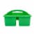 Office Works 3 Compartment Caddy - Green Perspective: back
