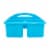 Office Works 3 Compartment Caddy - Light Blue Perspective: back