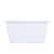 Office Works Plastic Book Bin - White Perspective: back