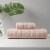 Everyday Living Windowpane Bath Towel - Pink Perspective: back