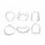 Holiday Home® Cookie Cutter Set Perspective: back