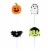 Holiday Home® Halloween Standard Baking Cups with Picks Perspective: back