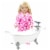 Sophia's Doll Clawfoot Bathtub Accessories Furniture Perspective: back