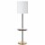 SAFAVIEH Janell Floor Lamp | Black / Gold | Perspective: back