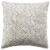 Safavieh Metallic Pillow - Grey Perspective: back