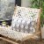 Safavieh Retro Square Pillow - Light Grey Perspective: back