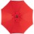 SAFAVIEH Outdoor Collection Venice Single Scallop 9-Foot Tilt Umbrella Red/White Perspective: back