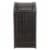 SAFAVIEH Outdoor Collection Bishop Outdoor Wicker 18 Gallon Trash Bin Brown Perspective: back