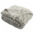 Safavieh Haven Knit Throw Blanket - Light Grey Perspective: back