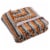 Safavieh Candy Stripe Knit Throw - Light Grey Perspective: back