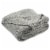 Safavieh Cozy Knit Throw Blanket - Medium Gray Perspective: back