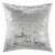 Safavieh Edmee Metallic Pillow - Light Gray/Silver Perspective: back
