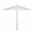 SAFAVIEH Outdoor Collection Hurst 9-Foot Push Up Umbrella White Perspective: back