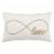 Safavieh Infinite Love Pillow - Beige Rope Perspective: back