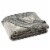 Safavieh Dania Knit Throw - Dark Grey Perspective: back