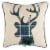 Safavieh Biltz Square Pillow - Beige / Green Perspective: back