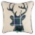 Safavieh Biltz Square Pillow - Beige / Green Perspective: back