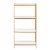 Safavieh ETG3200A Daniella 4 Tier Etagere, White & Brass Perspective: back