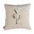 Safavieh Sanden Natural Seahorse Pillow Perspective: back
