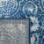 Martha Stewart Brentwood Rug - Navy / Creme Perspective: back