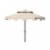 SAFAVIEH Outdoor Collection Zimmerman 9-Foot Market Umbrella Beige/White Perspective: back