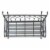 SAFAVIEH Outdoor Collection Ressi Rock Bench Black Rust Perspective: back