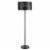 SAFAVIEH Vela Floor Lamp | Black | Perspective: back