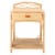 SAFAVIEH Bea 1-Drawer 1 Shelf Nightstand Natural Perspective: back