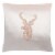 Safavieh Rein Square Pillow - Blush Perspective: back