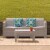 Flash Furniture Patio Lounge Sofa Light Gray (DADSF23) Perspective: back