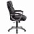 Flash Furniture Faux Leather Mid-Back Executive Office Chair Black GO2236MBK Perspective: back