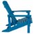 Flash Furniture Charlestown All-Weather Poly Resin Wood Adirondack Chair in Blue (JJC14501BLU Perspective: back