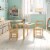 Flash Furniture KIDS NATURAL TABLE & CHAIR SET TWWTCS1001NAT Perspective: back