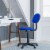 Flash Furniture Ergonomic Mesh Swivel Task Office Chair Royal Blue (BT698RYLBL) Perspective: back