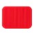 Wrapables Multi-use Durable Flexible Non-Slip Insulated Silicone Mat (Set of 2), Red Perspective: back