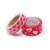 Wrapables Valentine Hearts 10M L x 15mm W Set of 2 Washi Masking Tape, Red and White Hearts Perspective: back