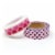 Wrapables Valentine Hearts 10M L x 15mm W Set of 2 Washi Masking Tape, Cutie Hearts Perspective: back