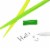 Wrapables Gel Pens School Office Supplies, Grass Blades Perspective: back