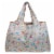 Wrapables Large Nylon Reusable Shopping Bag, Gray French Bulldogs Perspective: back