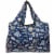 Wrapables Large Nylon Reusable Shopping Bags (Set of 3), Farm Fun Perspective: back