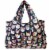 Wrapables Large Nylon Reusable Shopping Bags (Set of 3), Felines Perspective: back
