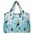 Wrapables Large Nylon Reusable Shopping Bag, Toucan & Cacti Perspective: back