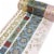 Wrapables Decorative Gold Foil Washi Tape and Sticker Set (10 Rolls & 10 Sheets), Burgundy Perspective: back