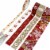 Wrapables Gold Foil Washi Tape in Gift Box Set (20 Rolls), Floral Fireworks Perspective: back