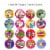 Wrapables 1 Inch Reward, Birthday, Thank You Stickers (1000pcs), Inspirational Animals Perspective: back