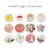 Wrapables 1 Inch Reward, Birthday, Thank You Stickers (1000pcs), Weather & Floral Perspective: back
